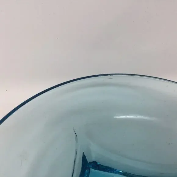 Hazel Ware 7 Pc Capri Colonial Azure Blue Salad Bowl Set Mid Century